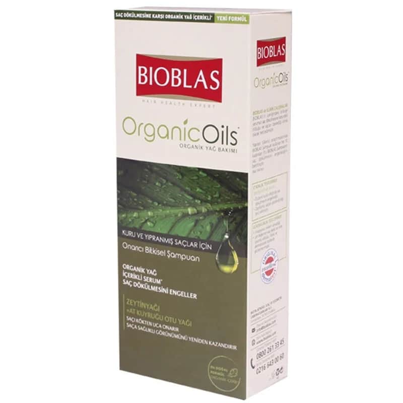 شامبو بيوبلاس العشبي المعالج للشعر الجاف والتالف 360 مل Bioblas