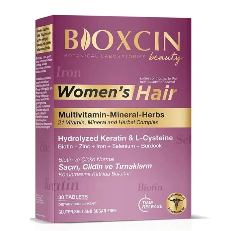 فيتامينات متعددة للشعر للنساء 30 قرص من بيوكسين Bioxcin