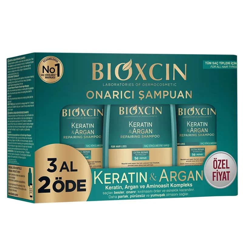 شامبو بيوكسين لإصلاح الكيراتين والأركان 300 مل Bioxcin