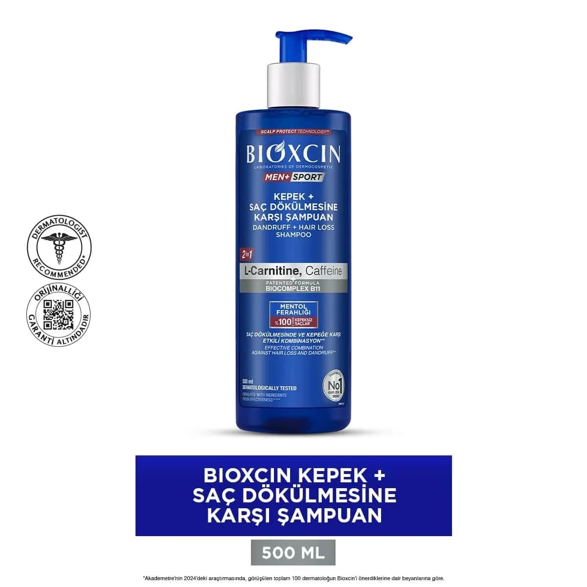 شامبو بيوكسين للرجال لمكافحة القشرة وتساقط الشعر 500 مل Bioxcin