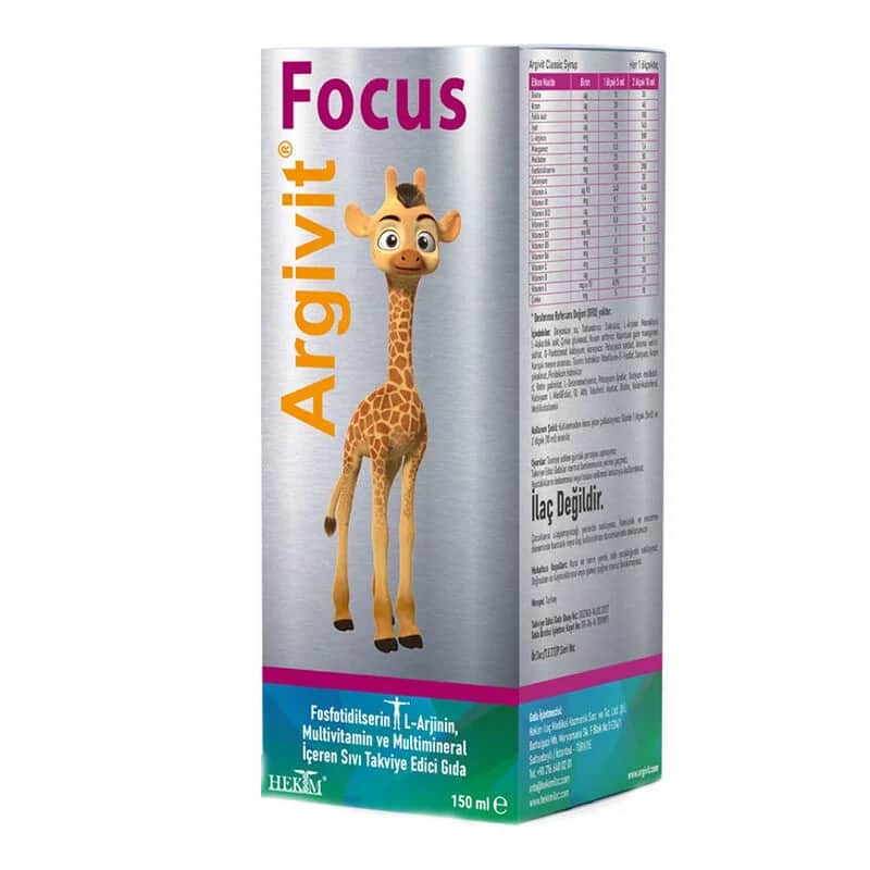 Argivit Focus ارجيفيت فوكس شراب متعدد الفيتامينات 150 مل