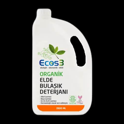 Ecos3 صابون غسيل الأطباق العضوي إيكوس3 2500 مل، صديق للبيئة ونظيف