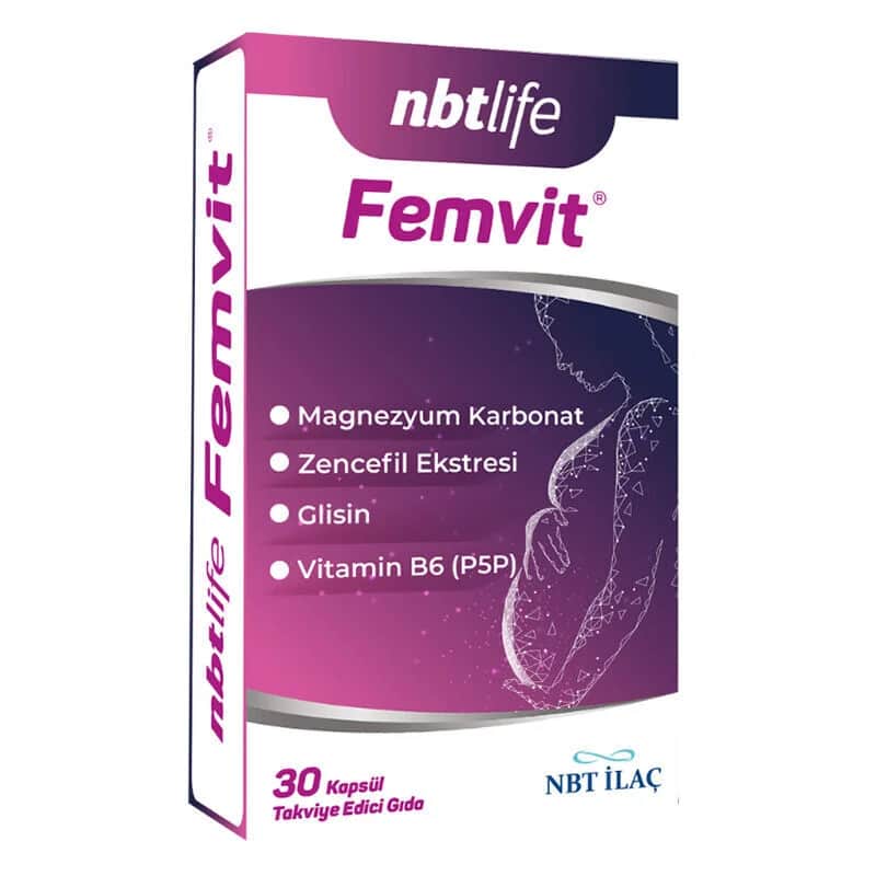 NBT Life Femvit Food Supplement 30 capsules
