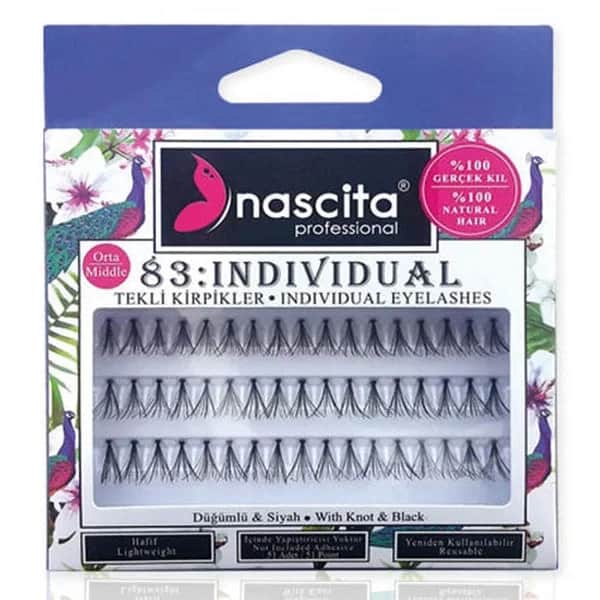 Nascita رموش ناسيتا الفردية متوسطة الحجم 83