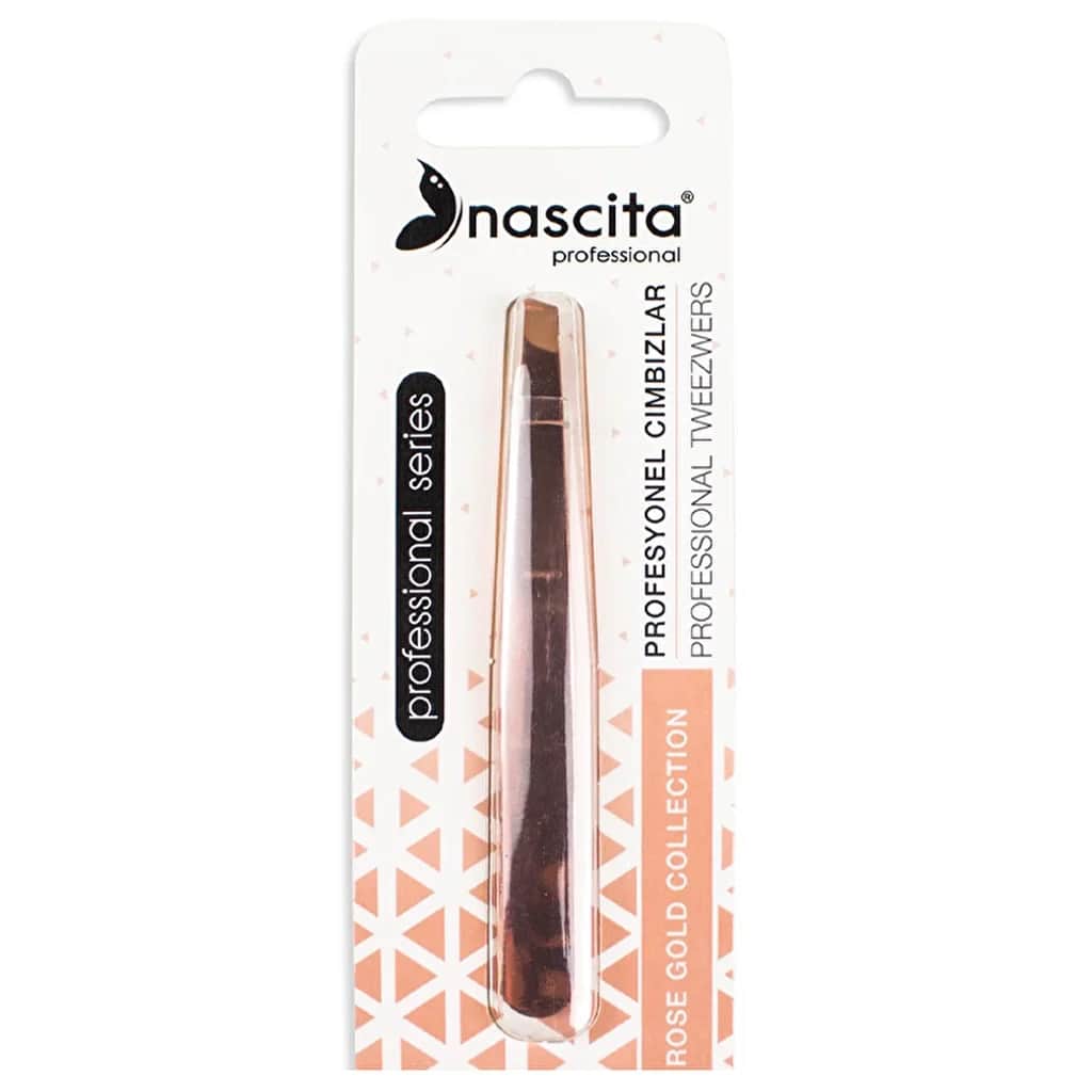 Nascita ملقط ناسيتا الاحترافي باللون الذهبي الوردي