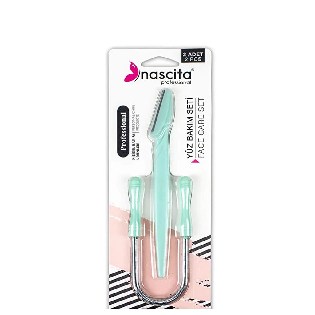 Nascita مجموعة العناية بالوجه من ناسيتا، ماكينة حلاقة وإزالة الشعر، زنبرك 18
