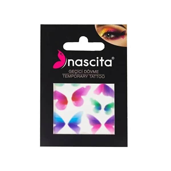 Nascita وشم الفراشة المؤقت ناسيتا 02 قطعة واحدة