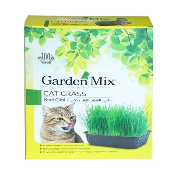 Garden Mix مزيج عشب القطط من الحديقة