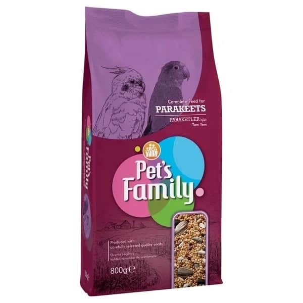 Pet's Family طعام بيتس فاميلي للببغاوات 800 جرام