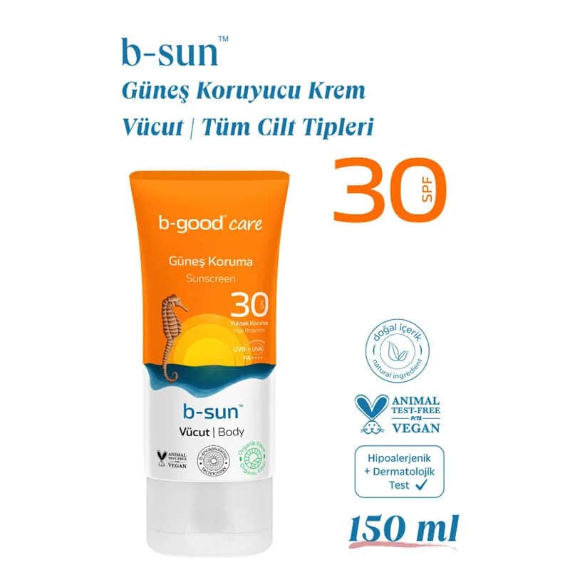 بي-جود واقي شمس للجسم SPF 30 150 مل B-Good