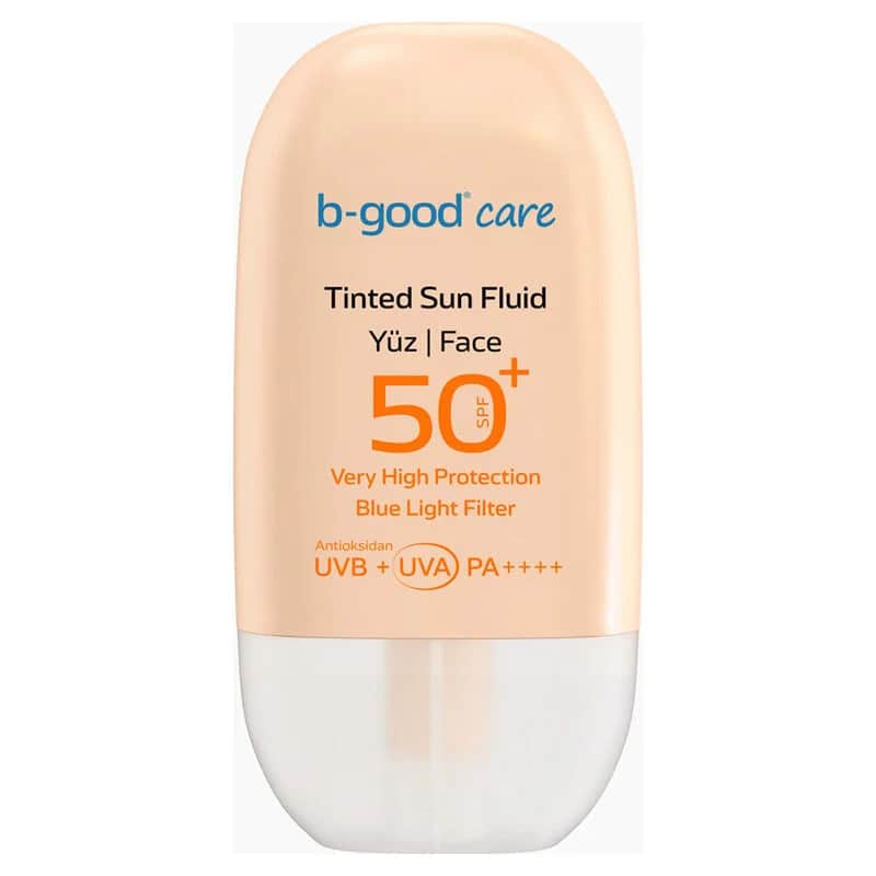 حليب الشمس الملون SPF 50 بحجم 50 مل من بي-جود B-Good