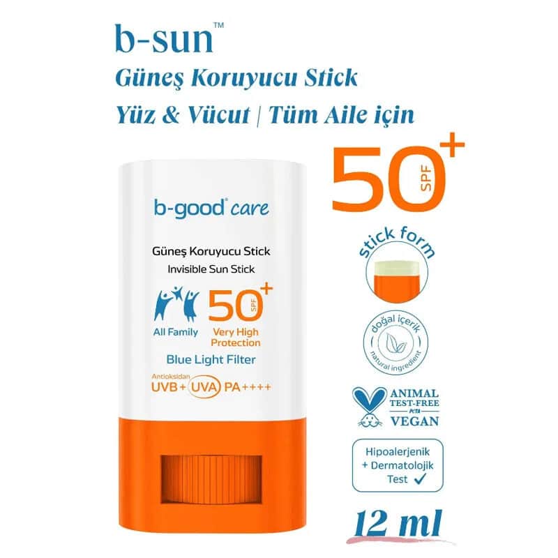 بي-جود واقي شمس على شكل عصا SPF50+ 12 مل B-Good