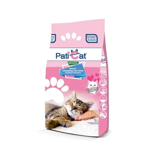 Paticat باتيكات رمل قطط ناعم معطر بمسحوق 5 لتر