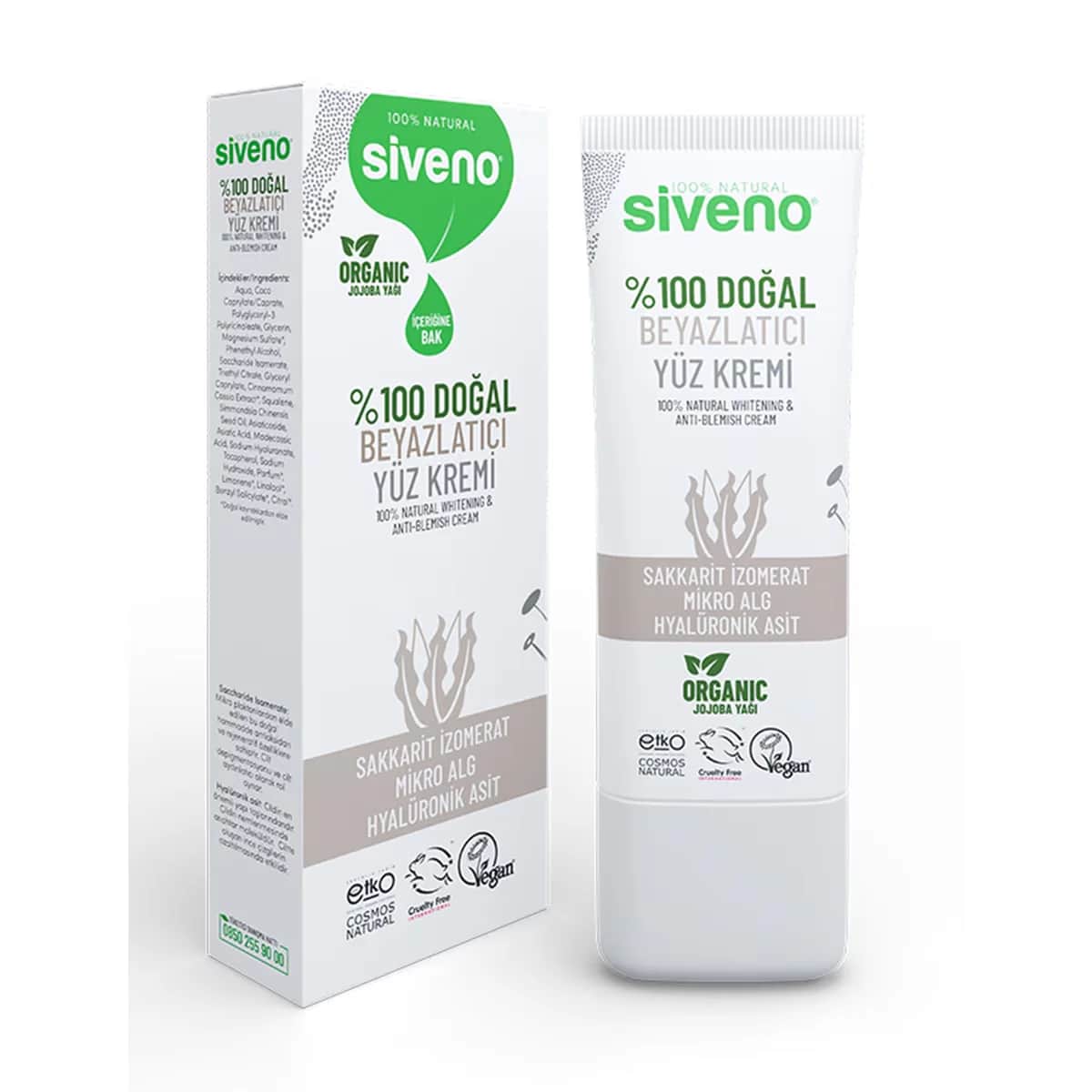 Siveno 100% Natural Whitening Face Cream 30 ml