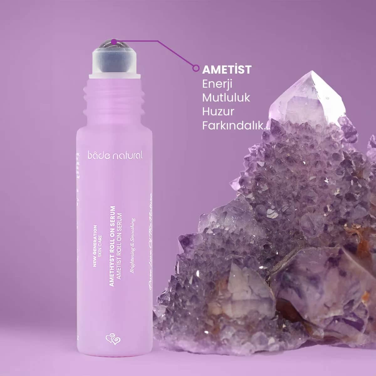سيروم رول أون م purifying بالأميثيست 10 مل من باد ناتشورال Bade Natural