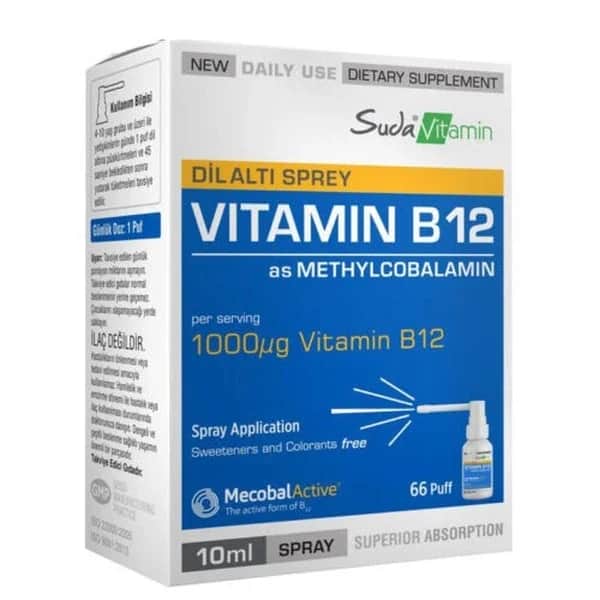 Suda Vitamin سودا فيتامين فيتامين ب12 بخاخ 10 مل