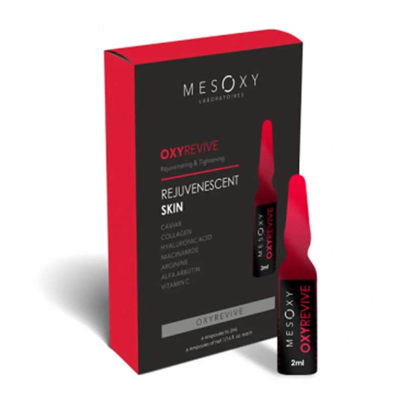 Mesoxy سيروم ميسوكسي أوكسيريفايف بحمض الهيالورونيك والكولاجين 6 × 2 مل