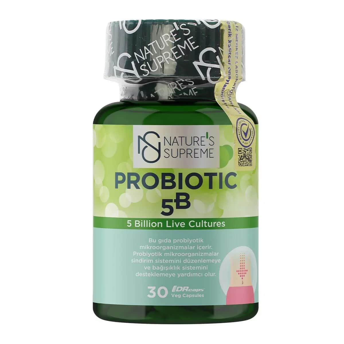 Nature's Supreme ناتشرز سوبريم بروبيوتيك 5 ب 30 كبسولة