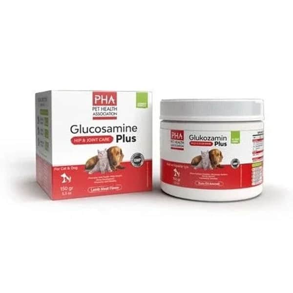 PHA-Pet Health Association بي إتش إيه غلوكوزامين بلس للحيوانات الأليفة دعم المفاصل 150 جرام