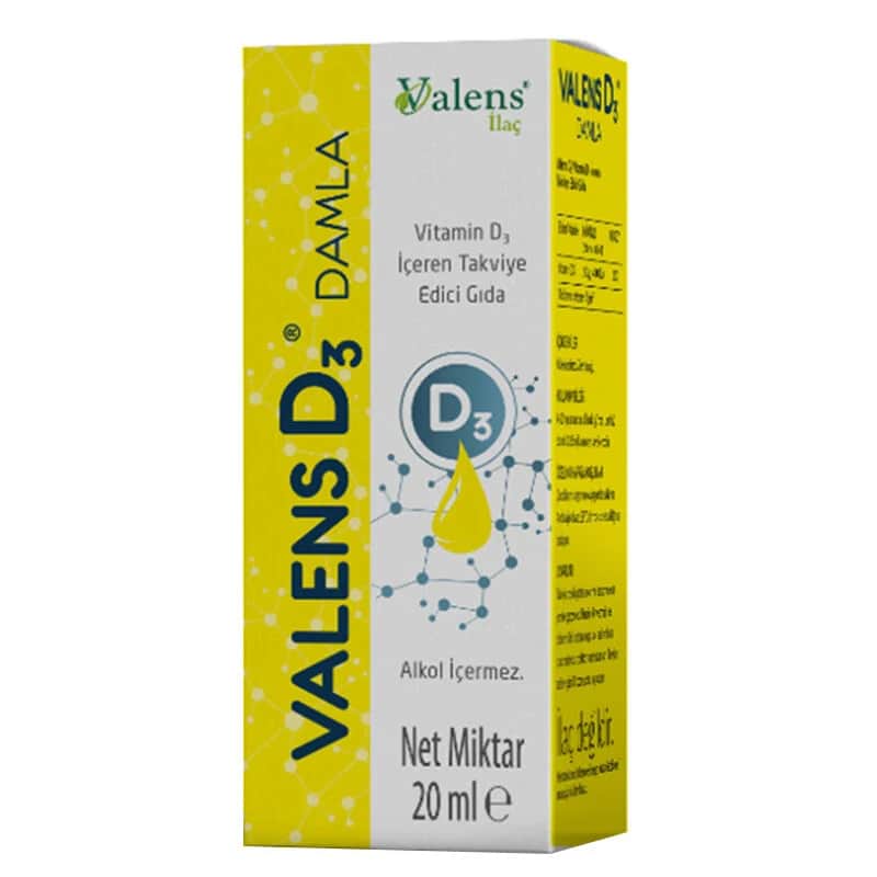 Valens قطرات فالنس دي 3 20 مل