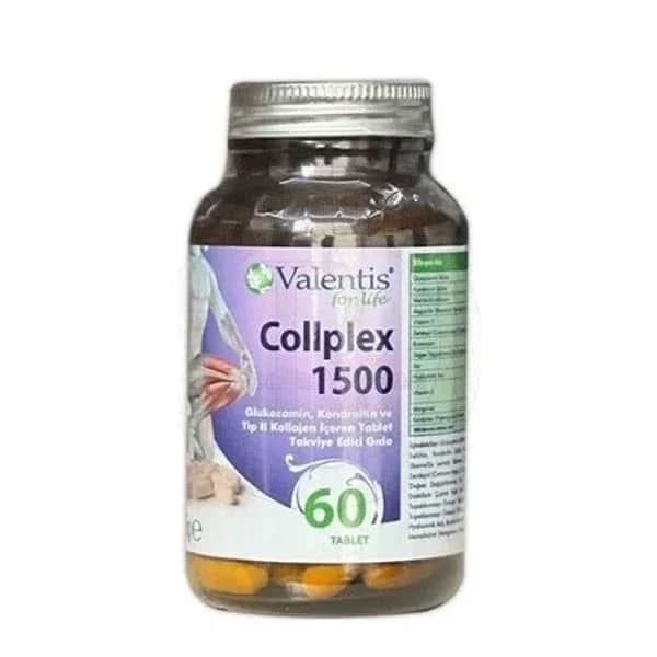 Valentis مكمل غذائي فالنتيس فور لايف كولبليكس 1500، 60 قرصًا