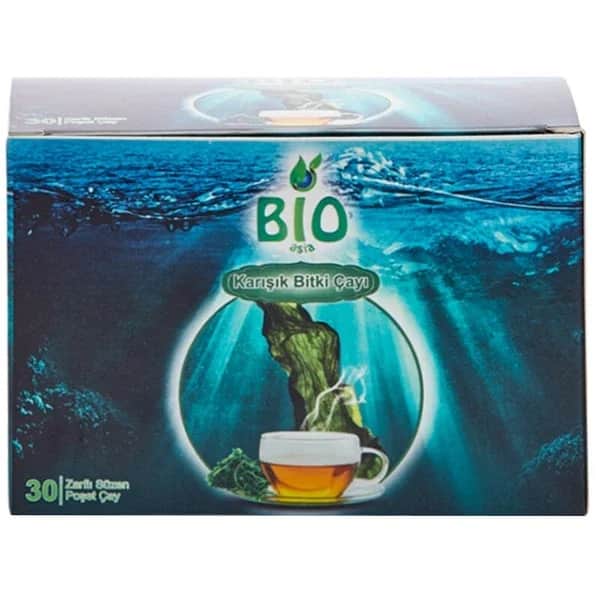 Bio شاي بيو آسيا المختلط بالأعشاب 30 كيس شاي