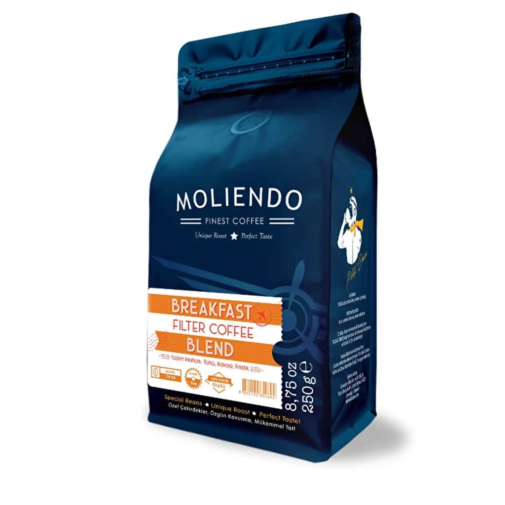 Moliendo قهوة موليندو بريكفاست بلند المصفاة (حبوب قهوة) 250 غرام