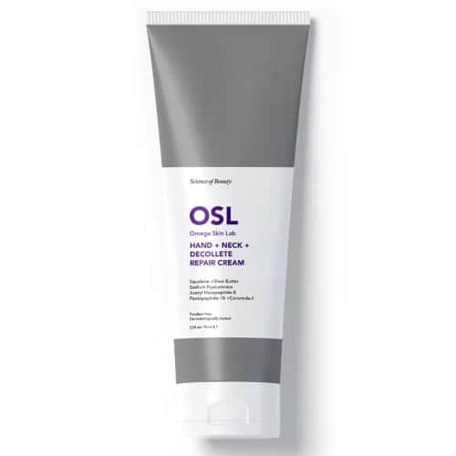 Osl Omega Skin Lab كريم أوسل أوميجا سكين لاب لإصلاح اليدين والرقبة ومنطقة الصدر 75 مل
