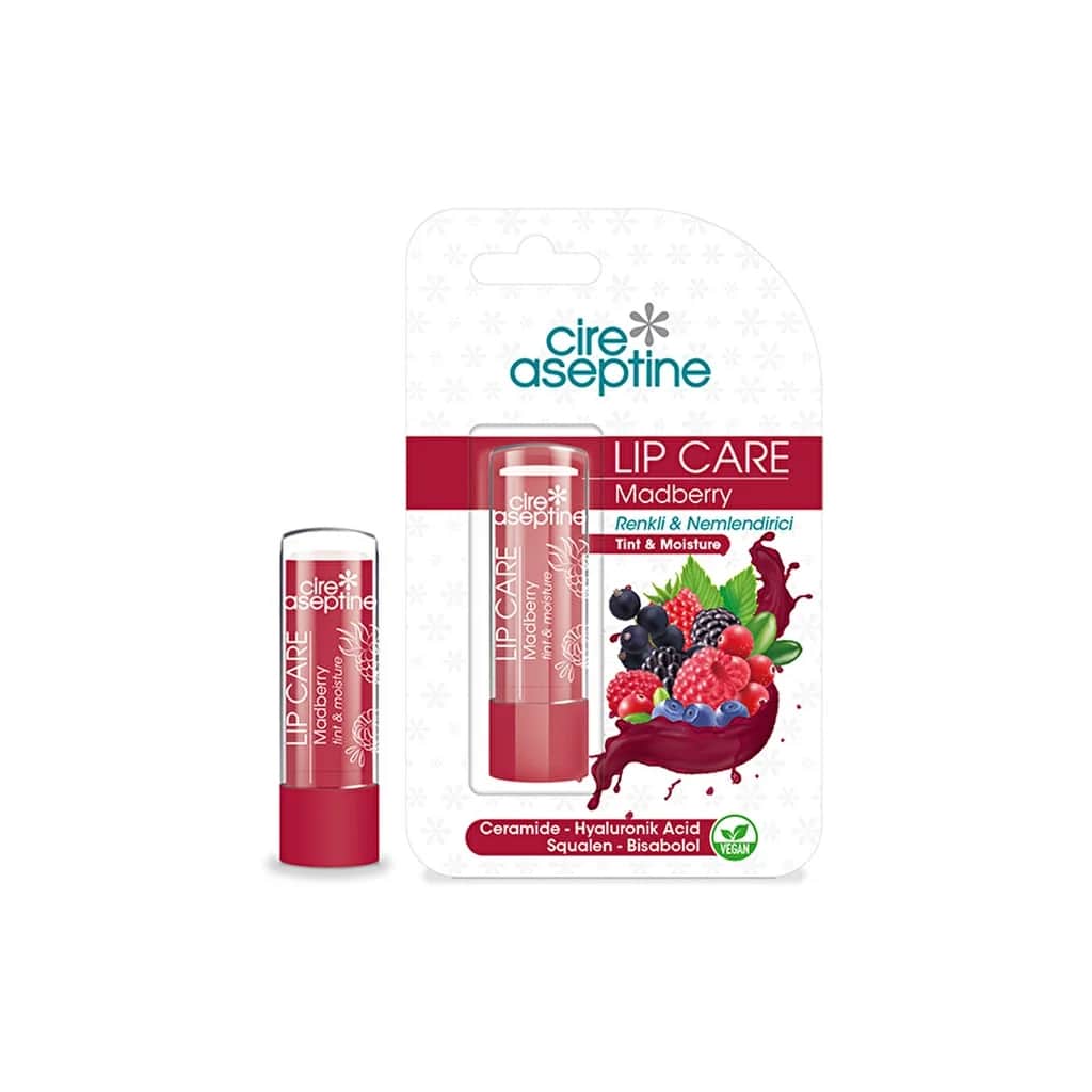 Cire Aseptine كريم العناية بالشفاه الملون سيري أسيبتين مادبيري 1 قطعة