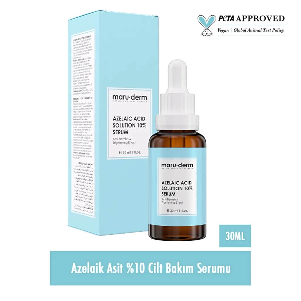 Maruderm Azelaic Acid Solution 10% Brightening Anti-spot Skin Care Serum 30 ml
