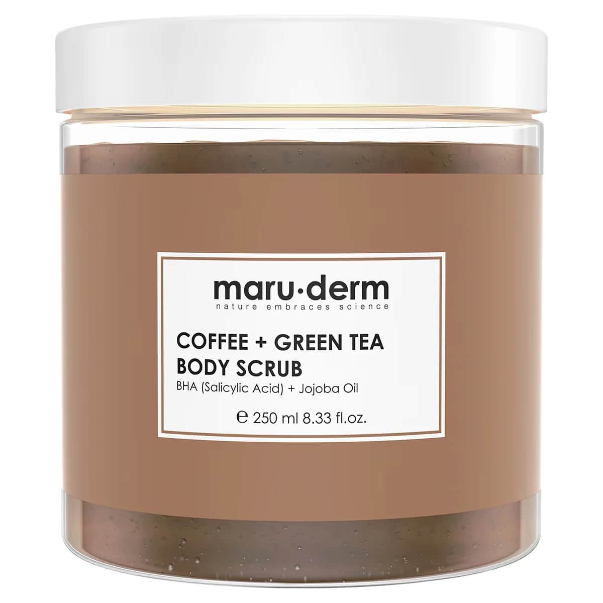 Maruderm مقشر الجسم ماروديرم بخلاصة القهوة والشاي الأخضر 250 مل