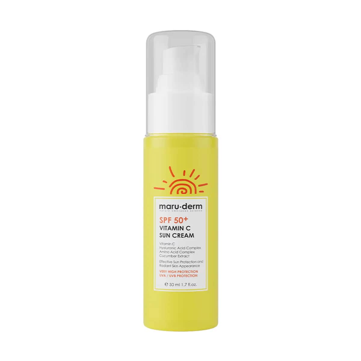 كريم واقي شمس فيتامين سي SPF 50+ 50 مل من ماروديرم Maruderm