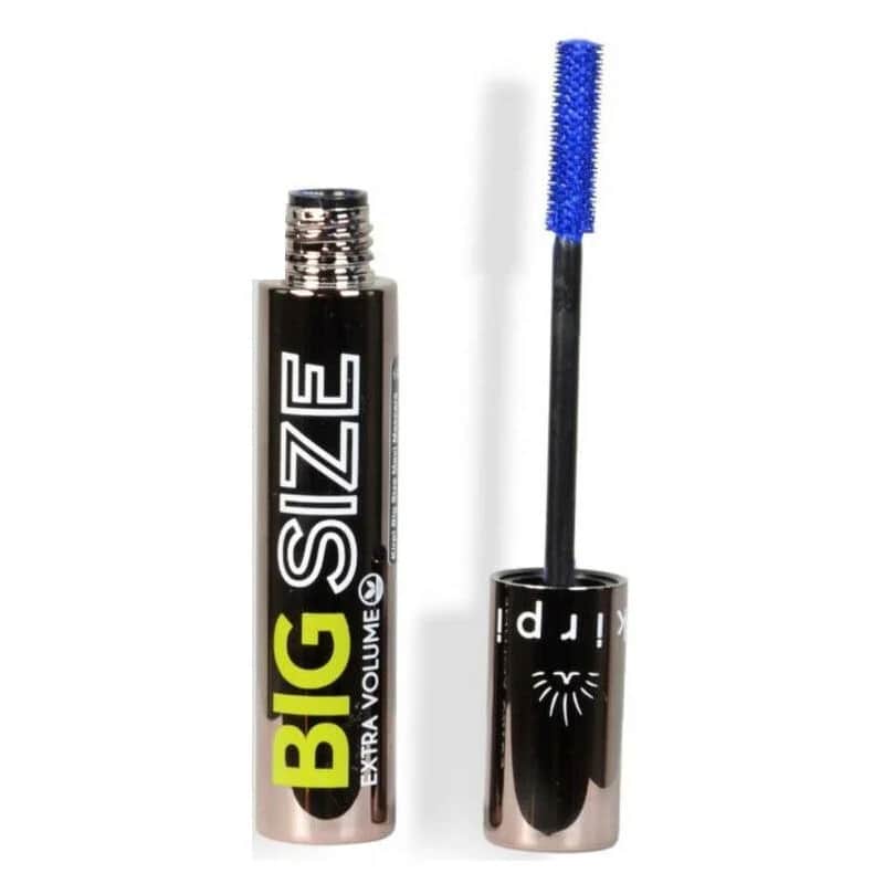 Kirpi Cosmetics ماسكارا كيربي كوزمتكس بيج سايز إكسترا فوليوم 12 مل أزرق رموش طويلة وكثيفة