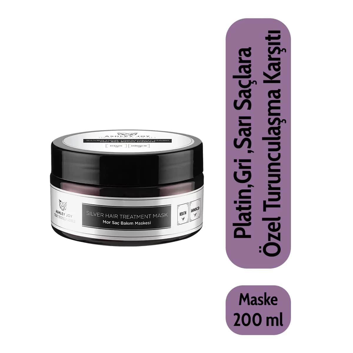 Ashley Joy Purple Hair Care Mask 200ml for Brighter Blonde