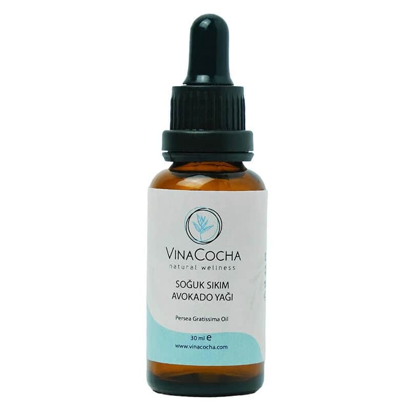 Vinacocha زيت الأفوكادو المعصور على البارد من فيناكوتشا 30 مل نقي وطبيعي