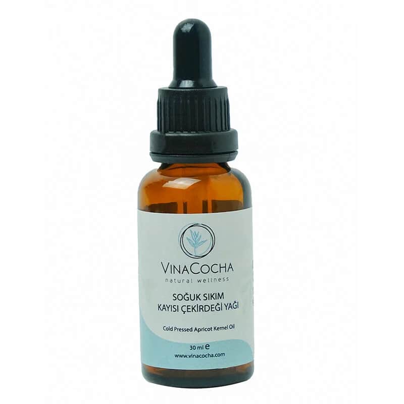 Vinacocha زيت نواة المشمش المعصور على البارد من فيناكوتشا 30 مل مرطب طبيعي