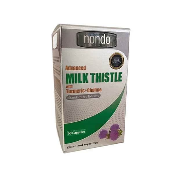 Nondo Vitamins نوندو فيتامينات متقدمة حليب الشوك 60 كبسولة