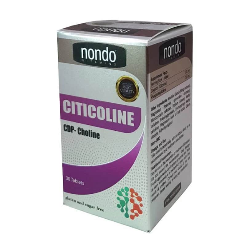 Nondo فيتامينات نوندو سيتيكولين 30 قرصًا