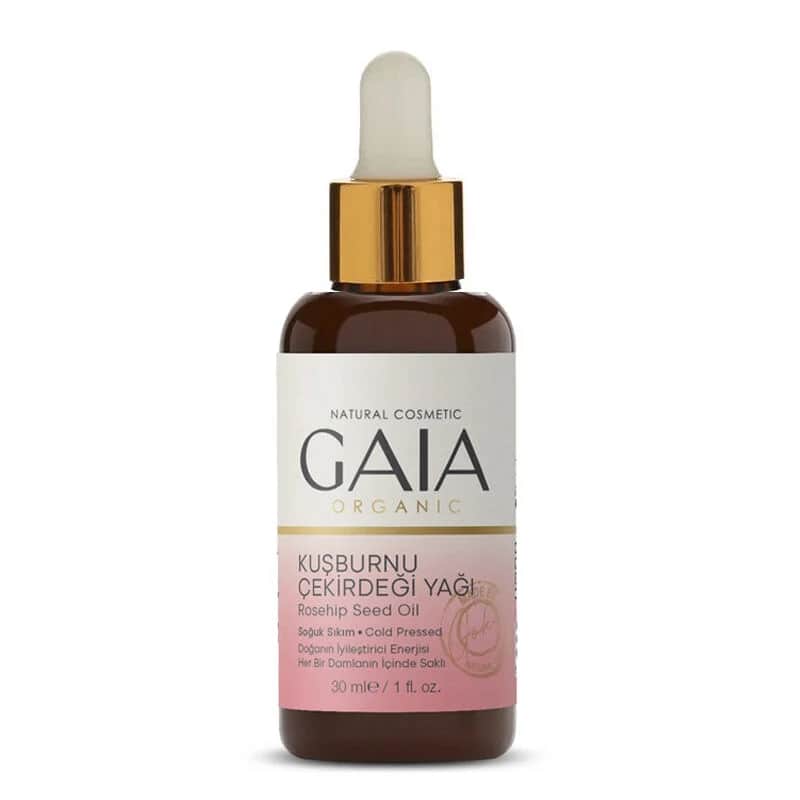Gaia Organic زيت ثمر الورد العضوي المعصور على البارد من جايا 30 مل