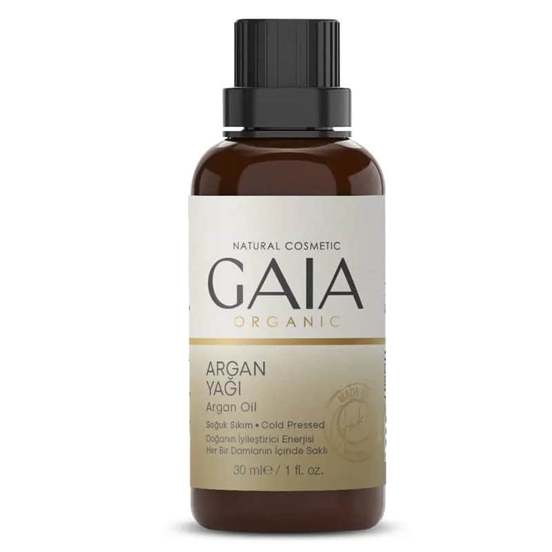 Gaia Organic زيت الأرغان العضوي المعصور على البارد من جايا، 30 مل نقي ومغذي