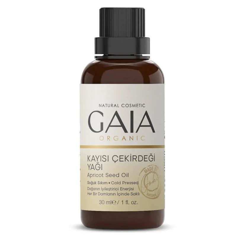 Gaia Organic زيت نواة المشمش العضوي من جايا 30 مل