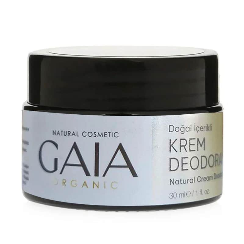 Gaia Organic مزيل عرق كريمي طبيعي عضوي من جايا، 30 مل