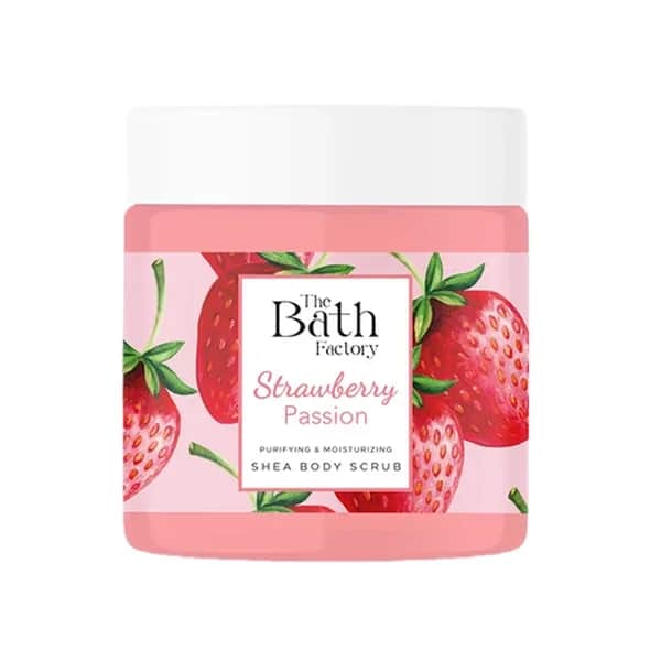 The Bath Factory مقشر الجسم من ذا باث فاكتوري بنكهة الفراولة 300 غرام
