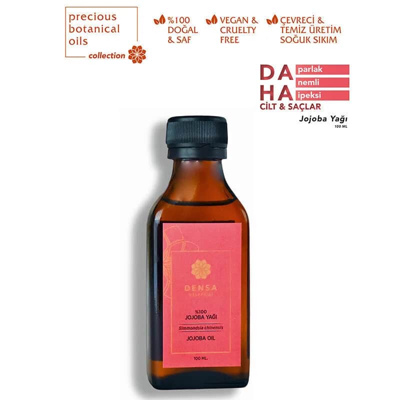 Densa Essential زيت الجوجوبا الأساسي من دينسا تركيبة مرطبة نقية 100 مل