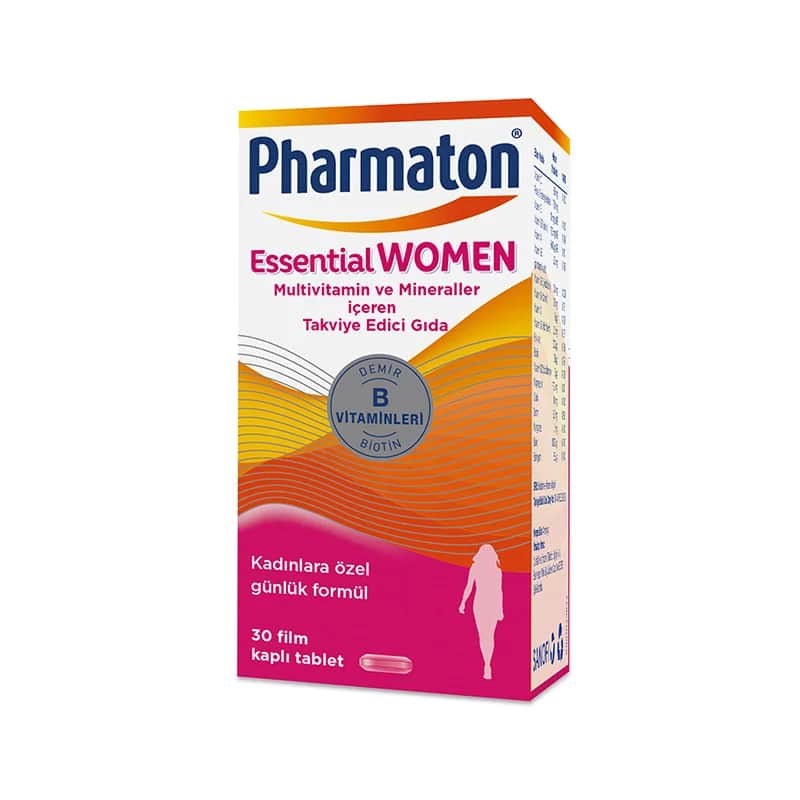 Pharmaton مكمل غذائي أساسي للنساء من فارماتون، 30 قرصًا