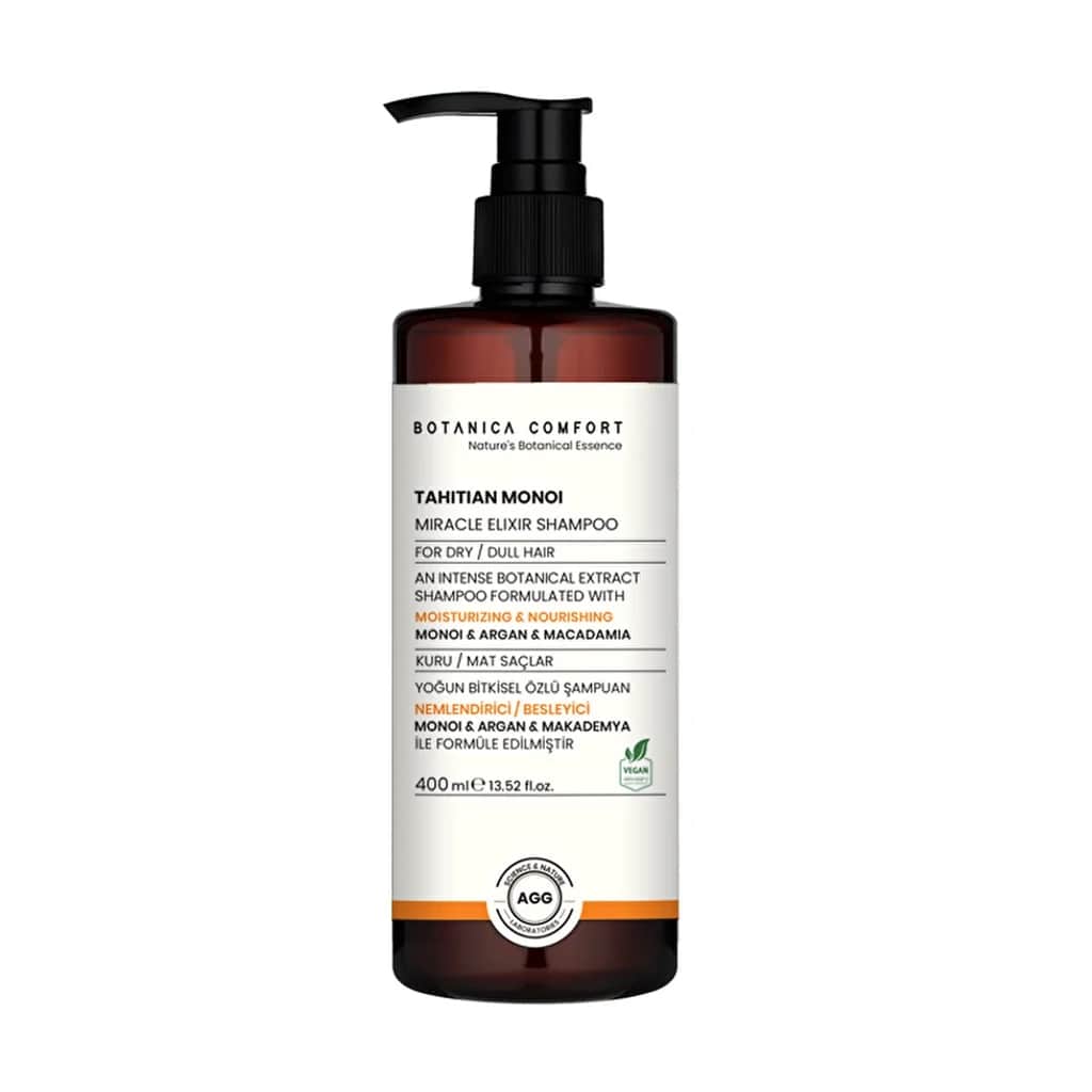 Botanica Comfort شامبو بوتانيكا كومفورت تاهيتي مونوي ميراكل إليكسير 400 مل