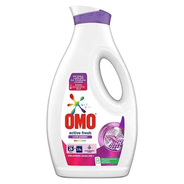 Omo أومو سائل منظف فعال للملابس الملونة 1690 مل