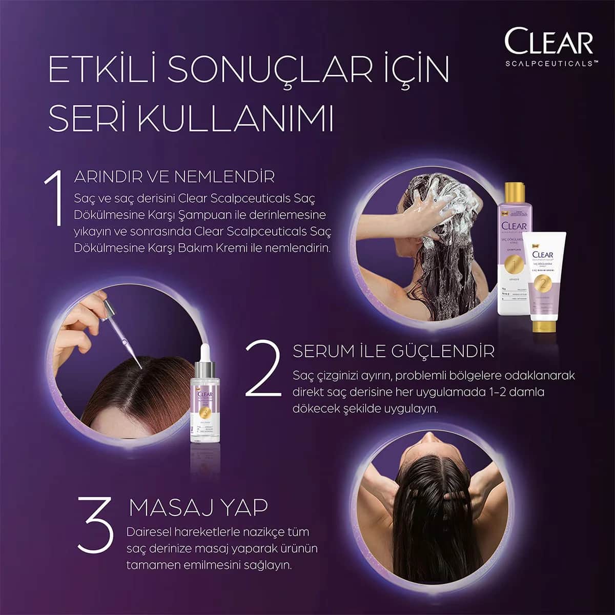 Clear شامبو كلير المضاد لتساقط الشعر 300 مل