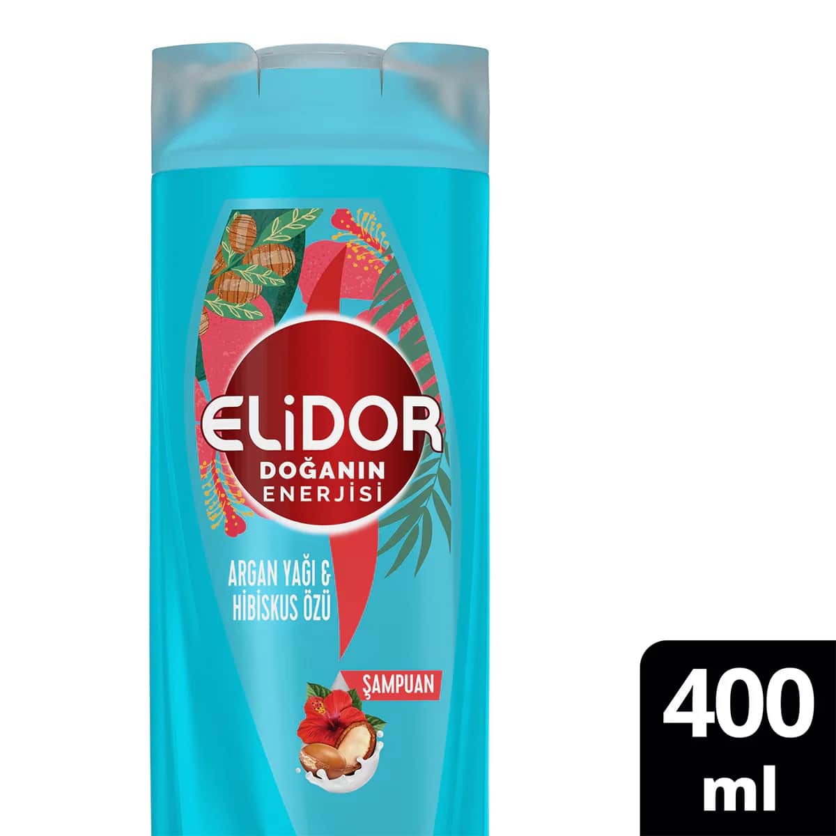 Elidor شامبو إيليدور نيتشرز إنيرجي بالأرغان والكركديه 400 مل