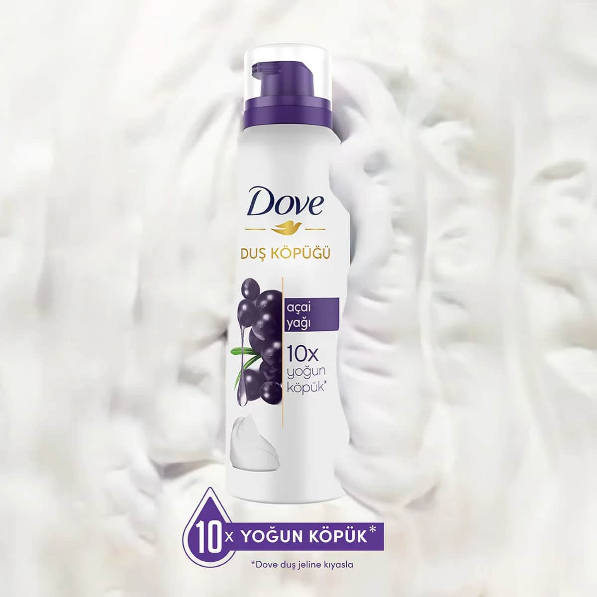 Dove رغوة الاستحمام بزيت الأساي من دوف 200 مل